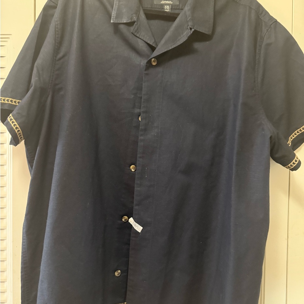 Banana Republic  Linen BLACK XXL shirt
